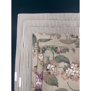 Vtg 1997 Martha Stewart Tablecloth 52x70 6 Placemats & Napkins Hydrangea Cottage